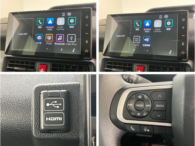 タントＸ　９型ディスプレイオーディオ　フルセグ　届出済未使用車衝突被害軽減ブレーキ　　コーナーセンサー　９型ディスプレイオーディオ　フルセグ　Ｂｌｕｅｔｏｏｔｈ　バックカメラ　左側電動スライドドア　前席シートヒータ　ＬＥＤ　オートライト　スマートキー（滋賀県）の中古車