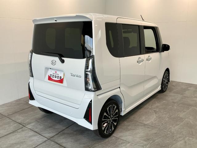 タントカスタムＲＳ　ターボ　９インチディスプレイオーディオ　ＬＥＤ衝突被害軽減ブレーキ　コーナーセンサー　ターボ　９インチディスプレイオーディオ　フルセグ　Ｂｌｕｅｔｏｏｔｈ　バックカメラ　両側電動スライドドア　前席シートヒーター　ＬＥＤ　スマートキー　エコアイドル（滋賀県）の中古車