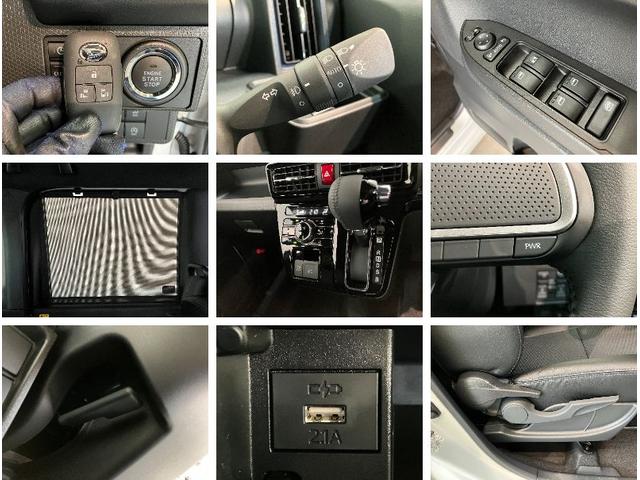 タントカスタムＲＳ　ターボ　９インチディスプレイオーディオ　ＬＥＤ衝突被害軽減ブレーキ　コーナーセンサー　ターボ　９インチディスプレイオーディオ　フルセグ　Ｂｌｕｅｔｏｏｔｈ　バックカメラ　両側電動スライドドア　前席シートヒーター　ＬＥＤ　スマートキー　エコアイドル（滋賀県）の中古車