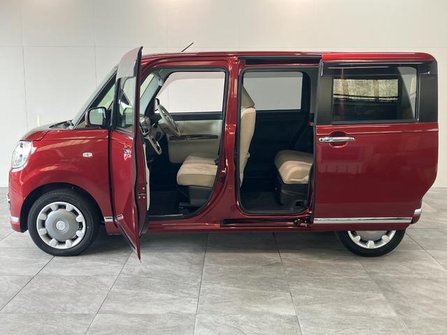 ムーヴキャンバスＧメイクアップリミテッドＳＡ３　８型ナビ　パノラマカメラ衝突回避軽減ブレーキ　スマアシ３　フルセグナビ　パノラマカメラ　ＤＶＤ再生　Ｂｌｕｅｔｏｏｔｈ　ＵＳＢ　前後ドラレコ　ＥＴＣ　両側電動スライドドア　ＬＥＤ　オートライト　スマートキー　エコアイドル（滋賀県）の中古車