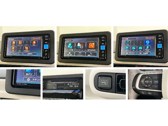 ムーヴキャンバスストライプスＧ　フルセグナビ　バックカメラ　両側電動スライド衝突被害軽減ブレーキ　コーナーセンサー　フルセグナビ　Ｂｌｕｅｔｏｏｔｈ　ＤＶＤ再生　バックカメラ　両側電動スライドドア　前席シートヒーター　ＬＥＤ　オートライト　スマートキー　エコアイドル（滋賀県）の中古車