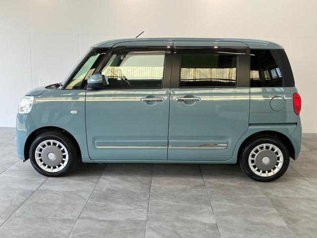 ムーヴキャンバスセオリーＧ　１０型ナビ　バックカメラ　ドラレコ　車検整備付衝突被害軽減ブレーキ　コーナーセンサー　１０型フルセグナビ　バックカメラ　Ｂｌｕｅｔｏｏｔｈ　ＵＳＢ　ＤＶＤ　前後ドラレコ　両側電動スライドドア　前席シートヒーター　ＬＥＤ　スマートキー（滋賀県）の中古車