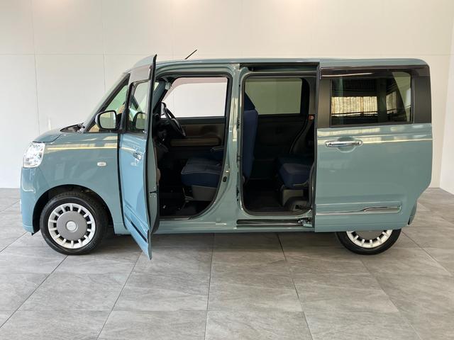 ムーヴキャンバスセオリーＧ　１０型ナビ　バックカメラ　ドラレコ　車検整備付衝突被害軽減ブレーキ　コーナーセンサー　１０型フルセグナビ　バックカメラ　Ｂｌｕｅｔｏｏｔｈ　ＵＳＢ　ＤＶＤ　前後ドラレコ　両側電動スライドドア　前席シートヒーター　ＬＥＤ　スマートキー（滋賀県）の中古車