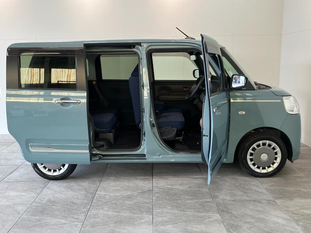 ムーヴキャンバスセオリーＧ　１０型ナビ　バックカメラ　ドラレコ　車検整備付衝突被害軽減ブレーキ　コーナーセンサー　１０型フルセグナビ　バックカメラ　Ｂｌｕｅｔｏｏｔｈ　ＵＳＢ　ＤＶＤ　前後ドラレコ　両側電動スライドドア　前席シートヒーター　ＬＥＤ　スマートキー（滋賀県）の中古車