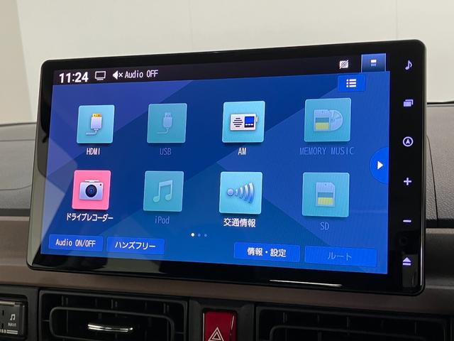 ムーヴキャンバスセオリーＧ　１０型ナビ　バックカメラ　ドラレコ　車検整備付衝突被害軽減ブレーキ　コーナーセンサー　１０型フルセグナビ　バックカメラ　Ｂｌｕｅｔｏｏｔｈ　ＵＳＢ　ＤＶＤ　前後ドラレコ　両側電動スライドドア　前席シートヒーター　ＬＥＤ　スマートキー（滋賀県）の中古車