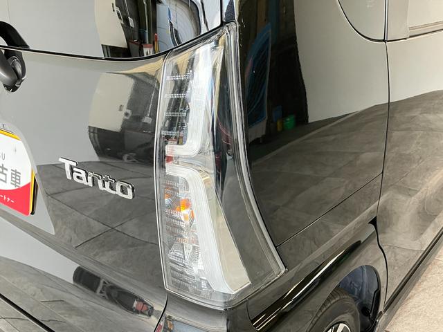 タントカスタムＸ　両側電動スライドドア　ＬＥＤ　届出済未使用車衝突被害軽減ブレーキ　コーナーセンサー　バックカメラ（ナビ装着時用）　両側電動スライドドア　前席シートヒーター　電動パーキングブレーキ　ＬＥＤ　オートライト　オートエアコン　スマートキー　エコアイドル（滋賀県）の中古車