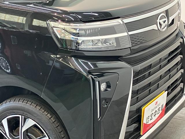 タントカスタムＸ　両側電動スライドドア　ＬＥＤ　届出済未使用車衝突被害軽減ブレーキ　コーナーセンサー　バックカメラ（ナビ装着時用）　両側電動スライドドア　前席シートヒーター　電動パーキングブレーキ　ＬＥＤ　オートライト　オートエアコン　スマートキー　エコアイドル（滋賀県）の中古車