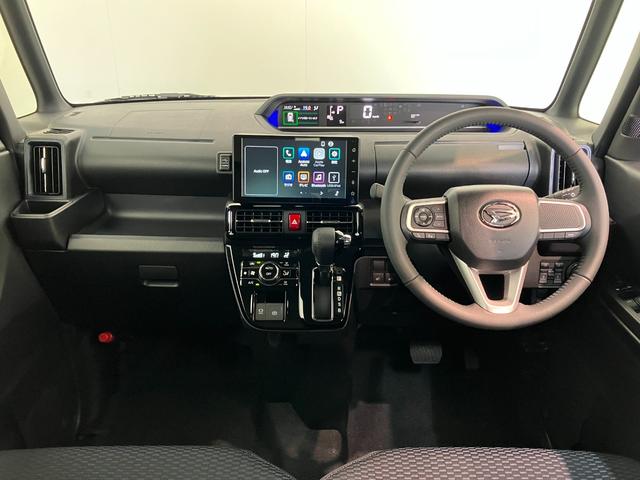 タントカスタムRS 9型ディスプレイオーディオ 届出済未使用車衝突被害軽減ブレーキ コーナーセンサー ターボ 9型ディスプレイオーディオ フルセグ Bluetooth USB バックカメラ 両側電動パワスラ 前席シートヒーター LED スマートキー(滋賀県)の中古車