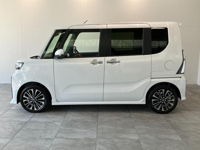 タントカスタムRS 9型ディスプレイオーディオ 届出済未使用車衝突被害軽減ブレーキ コーナーセンサー ターボ 9型ディスプレイオーディオ フルセグ Bluetooth USB バックカメラ 両側電動パワスラ 前席シートヒーター LED スマートキー(滋賀県)の中古車