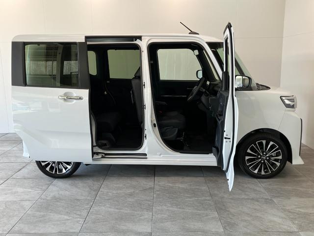 タントカスタムRS 9型ディスプレイオーディオ 届出済未使用車衝突被害軽減ブレーキ コーナーセンサー ターボ 9型ディスプレイオーディオ フルセグ Bluetooth USB バックカメラ 両側電動パワスラ 前席シートヒーター LED スマートキー(滋賀県)の中古車