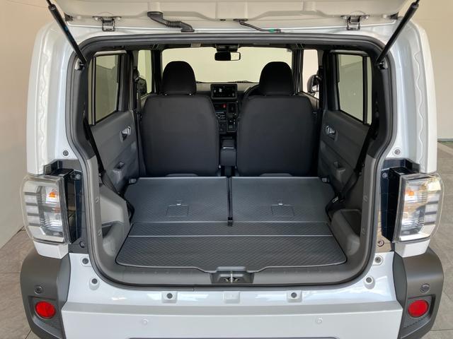 タフトＧダーククロムベンチャー　レーダークルコン　届出済未使用車衝突被害軽減ブレーキ　コーナーセンサー　バックカメラ（ナビ装着時用）　前席シートヒーター　電動パーキング　スカイフィールトップ　ＬＥＤ　オートライト　クルーズコントロール　スマートキー　エコアイドル（滋賀県）の中古車