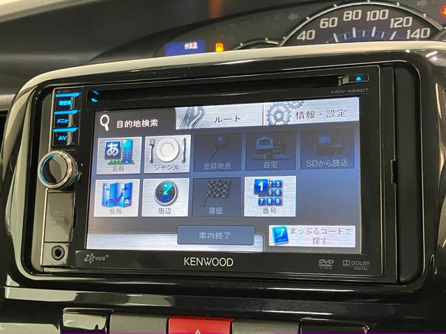 タントカスタムＸスペシャル　フルセグナビ　ＨＩＤ　車検整備付フルセグナビ　ＤＶＤ再生　ＵＳＢ　ＨＩＤヘッドライト　左側電動スライドドア　電動格納ミラー　スマートキー　オートエアコン　エコアイドル（滋賀県）の中古車