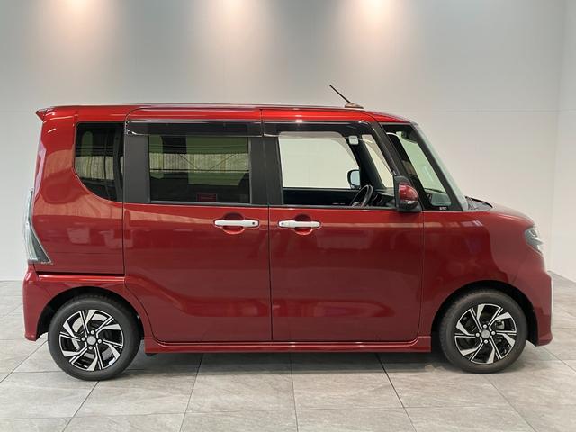 タントカスタムＸ　両側電動スライドドア　シートヒーター衝突被害軽減ブレーキ　コーナーセンサー　パノラマカメラ（ナビ装着時用）　両側電動スライドドア　前席シートヒーター　ＬＥＤヘッド　オートライト　オートエアコン　スマートキー　エコアイドル（滋賀県）の中古車