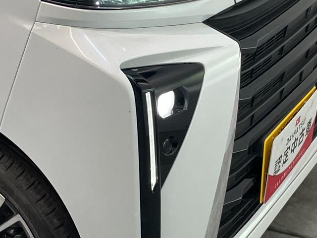 タントカスタムＲＳ　ターボ　両側電動スライドドア　届出済未使用車衝突被害軽減ブレーキ　コーナーセンサー　バックカメラ（ナビ装着時用）　両側電動スライドドア　前席シートヒーター　電動パーキングブレーキ　ＬＥＤ　オートライト　オートエアコン　スマートキー　エコアイドル（滋賀県）の中古車