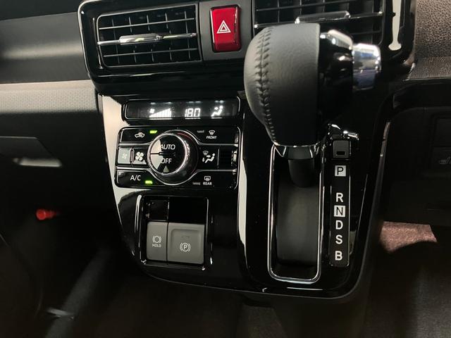 タントカスタムＲＳ　ターボ　両側電動スライドドア　届出済未使用車衝突被害軽減ブレーキ　コーナーセンサー　バックカメラ（ナビ装着時用）　両側電動スライドドア　前席シートヒーター　電動パーキングブレーキ　ＬＥＤ　オートライト　オートエアコン　スマートキー　エコアイドル（滋賀県）の中古車