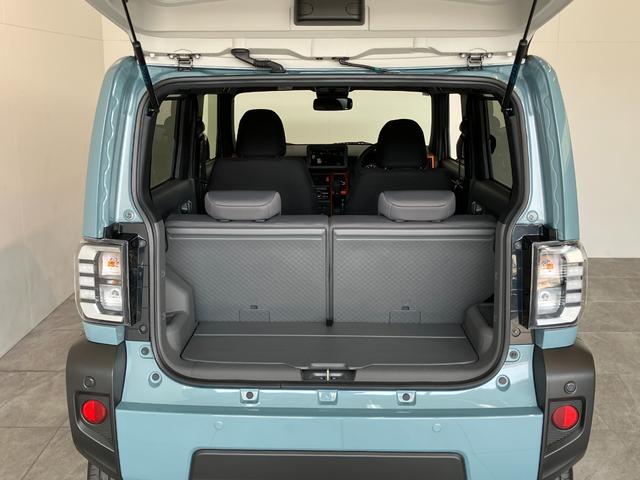 タフトＧ　レーダークルーズコントロール　ＬＥＤ　届出済未使用車衝突被害軽減ブレーキ　コーナーセンサー　クルコン　バックカメラ（ナビ装着時用）　前席シートヒータ　電動パーキング　スカイフィールトップ　ＬＥＤ　オートライト　オートエアコン　スマートキー　エコアイドル（滋賀県）の中古車