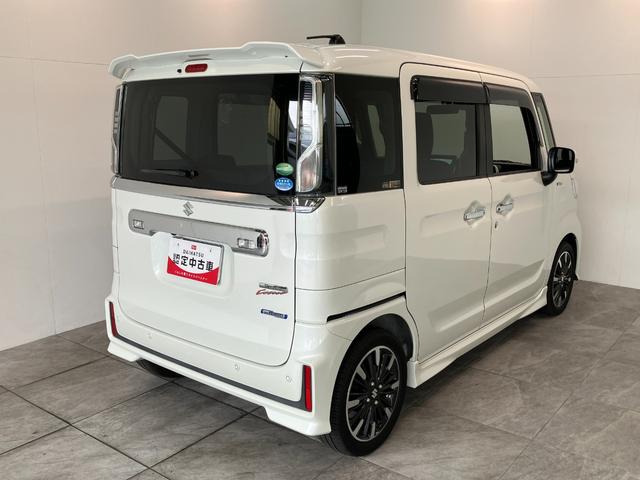 スペーシアカスタムハイブリッドＸＳ　８型ナビ　バックカメラ　両側パワスラスズキセーフティサポート　８型フルセグナビ　バックカメラ　ドラレコ　ＥＴＣ　オートライト　ＤＶＤ　Ｂｌｕｅｔｏｏｔｈ　ＵＳＢ　ＬＥＤ　両側電動スライドドア　スマートキー　運転席シートヒーター（滋賀県）の中古車