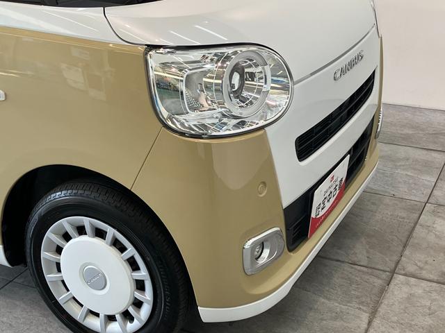 ムーヴキャンバスストライプスＧターボ　フルセグナビ　バックカメラ　クルコン衝突被害軽減ブレーキ　コーナーセンサー　フルセグナビ　バックカメラ　ＤＶＤ再生　Ｂｌｕｅｔｏｏｔｈ　ＵＳＢ　両側電動スライドドア　前席シートヒーター　ＬＥＤ　レーダークルコン　スマートキー（滋賀県）の中古車