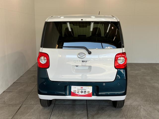 ムーヴキャンバスストライプスＧ　両側電動スライドドア　届出済未使用車衝突被害軽減ブレーキ　コーナーセンサー　バックカメラ（ナビ装着時用）　両側電動スライドドア　前席シートヒーター　電動パーキングブレーキ　ＬＥＤ　オートライト　オートエアコン　スマートキー　エコアイドル（滋賀県）の中古車