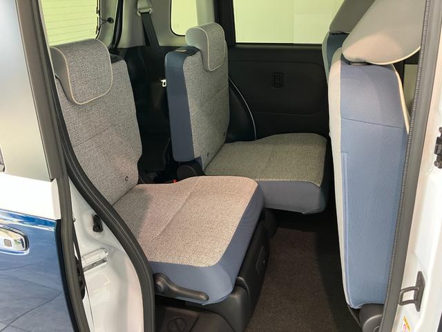 ムーヴキャンバスストライプスＧ　両側電動スライドドア　届出済未使用車衝突被害軽減ブレーキ　コーナーセンサー　バックカメラ（ナビ装着時用）　両側電動スライドドア　前席シートヒーター　電動パーキングブレーキ　ＬＥＤ　オートライト　オートエアコン　スマートキー　エコアイドル（滋賀県）の中古車