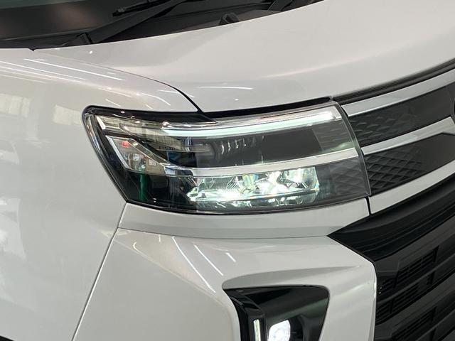 タントカスタムＲＳ　ターボ　両側電動スライドドア　届出済未使用車衝突被害軽減ブレーキ　コーナーセンサー　ターボ　バックカメラ（ナビ装着時用）　両側電動スライドドア　前席シートヒーター　電動パーキングブレーキ　ＬＥＤ　オートエアコン　スマートキー　エコアイドル（滋賀県）の中古車