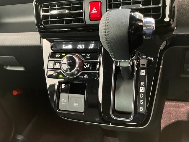 タントカスタムＲＳ　ターボ　両側電動スライドドア　届出済未使用車衝突被害軽減ブレーキ　コーナーセンサー　ターボ　バックカメラ（ナビ装着時用）　両側電動スライドドア　前席シートヒーター　電動パーキングブレーキ　ＬＥＤ　オートエアコン　スマートキー　エコアイドル（滋賀県）の中古車