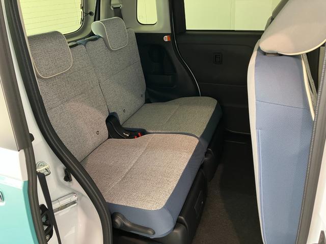 ムーヴキャンバスストライプスＧ　両側電動スライドドア　届出済未使用車衝突被害軽減ブレーキ　コーナーセンサー　バックカメラ（ナビ装着時用）　両側電動スライドドア　前席シートヒーター　電動パーキングブレーキ　ＬＥＤ　オートライト　オートエアコン　スマートキー　エコアイドル（滋賀県）の中古車