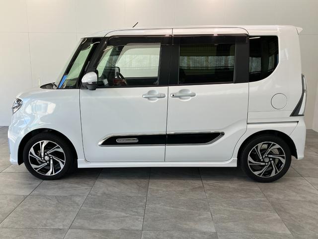 タントカスタムＲＳスタイルセレクション　９型ナビ　パノラマカメラ衝突被害軽減ブレーキ　コーナーセンサー　鋳型フルセグナビ　Ｂｌｕｅｔｏｏｔｈ　ＤＶＤ　ＵＳＢ　パノラマカメラ　前後ドラレコ　両側パワスラ　前席シートヒーター　ＬＥＤ　レーダークルコン　エコアイドル（滋賀県）の中古車