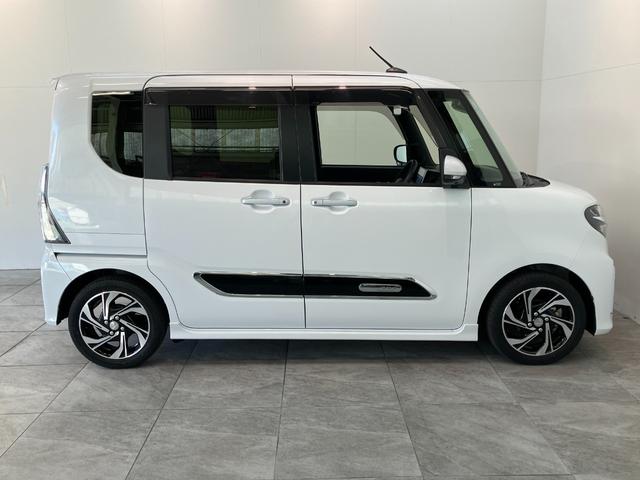 タントカスタムＲＳスタイルセレクション　９型ナビ　パノラマカメラ衝突被害軽減ブレーキ　コーナーセンサー　鋳型フルセグナビ　Ｂｌｕｅｔｏｏｔｈ　ＤＶＤ　ＵＳＢ　パノラマカメラ　前後ドラレコ　両側パワスラ　前席シートヒーター　ＬＥＤ　レーダークルコン　エコアイドル（滋賀県）の中古車