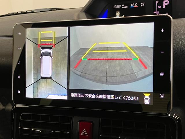 タントカスタムＲＳスタイルセレクション　９型ナビ　パノラマカメラ衝突被害軽減ブレーキ　コーナーセンサー　鋳型フルセグナビ　Ｂｌｕｅｔｏｏｔｈ　ＤＶＤ　ＵＳＢ　パノラマカメラ　前後ドラレコ　両側パワスラ　前席シートヒーター　ＬＥＤ　レーダークルコン　エコアイドル（滋賀県）の中古車
