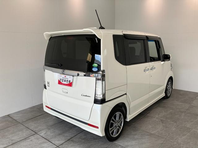 Ｎ−ＢＯＸカスタムＧ　ＳＳパッケージ　ワンセグナビ　バックカメラ　ＨＩＤ追突被害軽減ブレーキ　ワンセグナビ　バックカメラ　ＤＶＤ　両側電動スライドドア　ＨＩＤヘッドライト　オートライト　トップシェイドガラス　オートエアコン　スマートキー　エコアイドル（滋賀県）の中古車