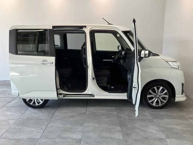 トールカスタムＧターボ　ＳＡ３　９型フルセグナビ　バックカメラ衝突被害軽減ブレーキ　コーナーセンサー　ターボ　９型フルセグナビ　Ｂｌｕｅｔｏｏｔｈ　ＤＶＤ再生　ＵＳＢ　バックカメラ　両側電動スライドドア　クルーズコントロール　ＬＥＤ　スマートキー　エコアイドル（滋賀県）の中古車