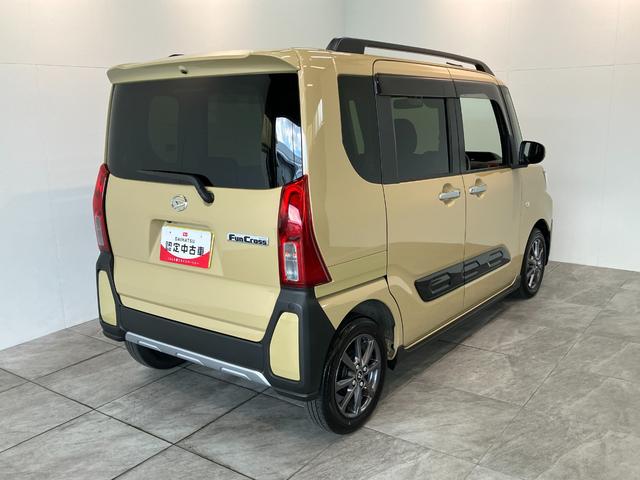 タントファンクロス　１０型フルセグナビ　パノラマカメラ　ドラレコ衝突被害軽減ブレーキ　コーナーセンサー　１０型フルセグナビ　Ｂｌｕｅｔｏｏｔｈ　ＤＶＤ　ＵＳＢ　パノラマカメラ　前後ドラレコ　両側パワスラ　前席シートヒーター　ＬＥＤ　オートライト　スマートキー（滋賀県）の中古車