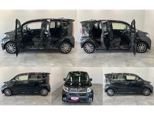 ムーヴカスタムＸハイパーＳＡ２　フルセグナビ　Ｂカメラ　車検整備付衝突被害軽減ブレーキ　スマアシ２　フルセグナビ　バックカメラ　ＤＶＤ再生　Ｂｌｕｅｔｏｏｔｈ　ＵＳＢ　ＬＥＤヘッド　オートライト　オートエアコン　電動格納式ドアミラー　スマートキー　エコアイドル（滋賀県）の中古車