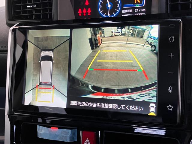 トールカスタムＧ　９型ディスプレイオーディオ　クルコン　車検整備付衝突被害軽減ブレーキ　コーナーセンサー　９型ディスプレイオーディオ　フルセグ　Ｂｌｕｅｔｏｏｔｈ　ＵＳＢ　パノラマカメラ　ドラレコ　両側パワスラ　ＬＥＤ　オートライト　スマートキー　レーダークルコン（滋賀県）の中古車