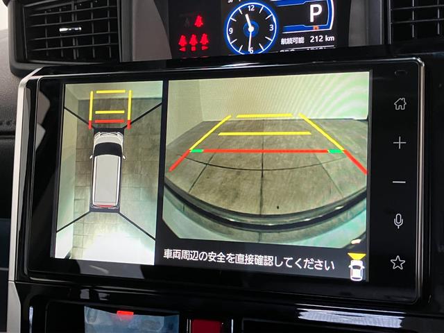 トールカスタムＧ　９型ディスプレイオーディオ　クルコン　車検整備付衝突被害軽減ブレーキ　コーナーセンサー　９型ディスプレイオーディオ　フルセグ　Ｂｌｕｅｔｏｏｔｈ　ＵＳＢ　パノラマカメラ　ドラレコ　両側パワスラ　ＬＥＤ　オートライト　スマートキー　レーダークルコン（滋賀県）の中古車
