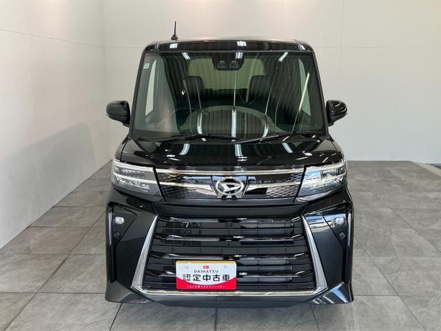 タントカスタムＲＳ　９型ディスプレイオーディオ　届出済未使用車衝突被害軽減ブレーキ　コーナーセンサー　ターボ　９型ディスプレイオーディオ　フルセグ　Ｂｌｕｅｔｏｏｔｈ　ＵＳＢ　バックカメラ　両側電動スライドドア　前席シートヒーター　ＬＥＤ　スマートキー（滋賀県）の中古車