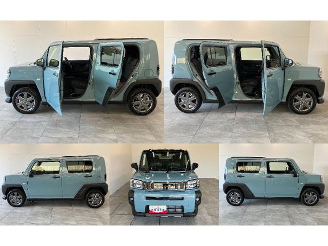 タフトＧ　ダーククロムベンチャー　シートヒーター　届出済未使用車衝突被害軽減ブレーキ　コーナーセンサー　バックカメラ（ナビ装着時用）　レーダークルコン　前席シートヒーター　電動パーキングブレーキ　ＬＥＤ　オートライト　スマートキー　エコアイドル　届出済未使用車（滋賀県）の中古車