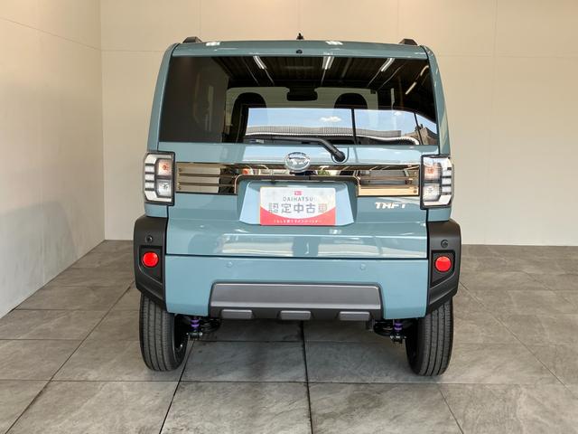 タフトＧ　ダーククロムベンチャー　シートヒーター　届出済未使用車衝突被害軽減ブレーキ　コーナーセンサー　バックカメラ（ナビ装着時用）　レーダークルコン　前席シートヒーター　電動パーキングブレーキ　ＬＥＤ　オートライト　スマートキー　エコアイドル　届出済未使用車（滋賀県）の中古車