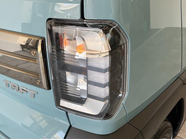 タフトＧ　ダーククロムベンチャー　シートヒーター　届出済未使用車衝突被害軽減ブレーキ　コーナーセンサー　バックカメラ（ナビ装着時用）　レーダークルコン　前席シートヒーター　電動パーキングブレーキ　ＬＥＤ　オートライト　スマートキー　エコアイドル　届出済未使用車（滋賀県）の中古車