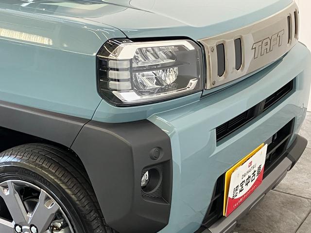 タフトＧ　ダーククロムベンチャー　シートヒーター　届出済未使用車衝突被害軽減ブレーキ　コーナーセンサー　バックカメラ（ナビ装着時用）　レーダークルコン　前席シートヒーター　電動パーキングブレーキ　ＬＥＤ　オートライト　スマートキー　エコアイドル　届出済未使用車（滋賀県）の中古車