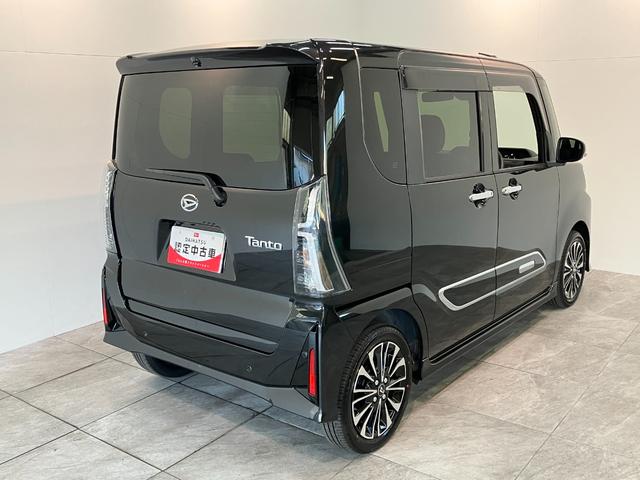 タントカスタムＲＳ　ターボ　９型ディスプレイオーディオ　ドラレコ衝突被害軽減ブレーキ　コーナーセンサー　ターボ　９型ディスプレイオーディオ　フルセグ　Ｂｌｕｅｔｏｏｔｈ　バックカメラ　前後ドラレコ　レーダークルーズコントロール　両側パワスラ　ＬＥＤ　エコアイドル（滋賀県）の中古車