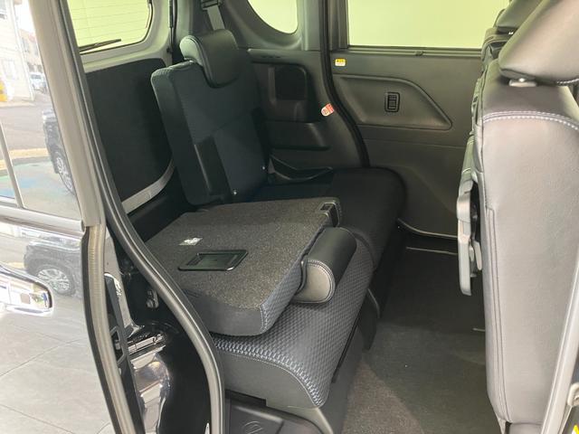 タントカスタムＲＳ　ターボ　両側電動スライドドア　届出済未使用車衝突被害軽減ブレーキ　コーナーセンサー　ターボ　バックカメラ（ナビ装着時用）　両側電動スライドドア　前席シートヒーター　電動パーキングブレーキ　ＬＥＤ　オートライト　スマートキー　エコアイドル（滋賀県）の中古車