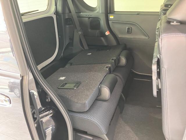 タントカスタムＲＳ　ターボ　両側電動スライドドア　届出済未使用車衝突被害軽減ブレーキ　コーナーセンサー　ターボ　バックカメラ（ナビ装着時用）　両側電動スライドドア　前席シートヒーター　電動パーキングブレーキ　ＬＥＤ　オートライト　スマートキー　エコアイドル（滋賀県）の中古車