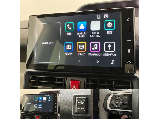 タントＸ　９型ディスプレイオーディオ　フルセグ　届出済未使用車衝突被害軽減ブレーキ　コーナーセンサー　９型ディスプレイオーディオ　フルセグ　Ｂｌｕｅｔｏｏｔｈ　ＵＳＢ　バックカメラ　左側電動スライドドア　前席シートヒーター　ＬＥＤ　スマートキー　エコアイドル（滋賀県）の中古車