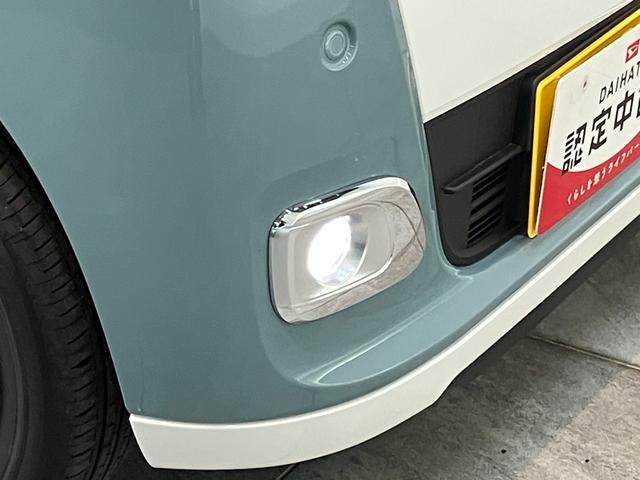 ムーヴキャンバスストライプスＧ　両側電動スライドドア　ＬＥＤ　届出済未使用車衝突被害軽減ブレーキ　コーナーセンサー　バックカメラ（ナビ装着時用）　両側電動スライドドア　前席シートヒーター　電動パーキングブレーキ　ＬＥＤ　オートライト　オートエアコン　スマートキー　エコアイドル（滋賀県）の中古車