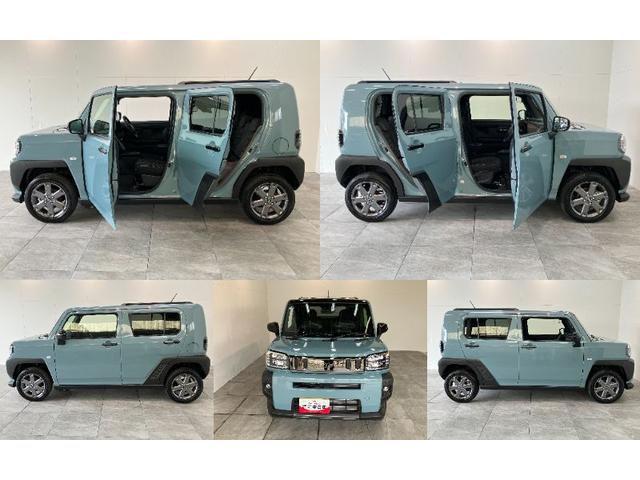 タフトＧダーククロムベンチャー　シートヒーター　届出済未使用車衝突被害軽減ブレーキ　コーナーセンサー　バックカメラ（ナビ装着時用）　前席シートヒーター　電動パーキング　スカイフィールトップ　ＬＥＤ　オートライト　レーダークルーズコントロール　スマートキー（滋賀県）の中古車