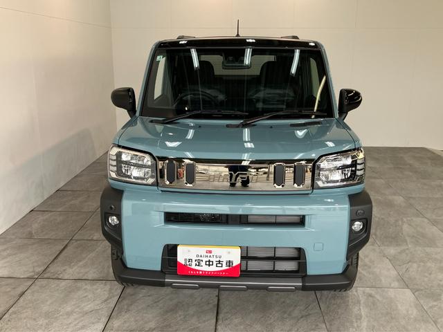 タフトＧダーククロムベンチャー　シートヒーター　届出済未使用車衝突被害軽減ブレーキ　コーナーセンサー　バックカメラ（ナビ装着時用）　前席シートヒーター　電動パーキング　スカイフィールトップ　ＬＥＤ　オートライト　レーダークルーズコントロール　スマートキー（滋賀県）の中古車