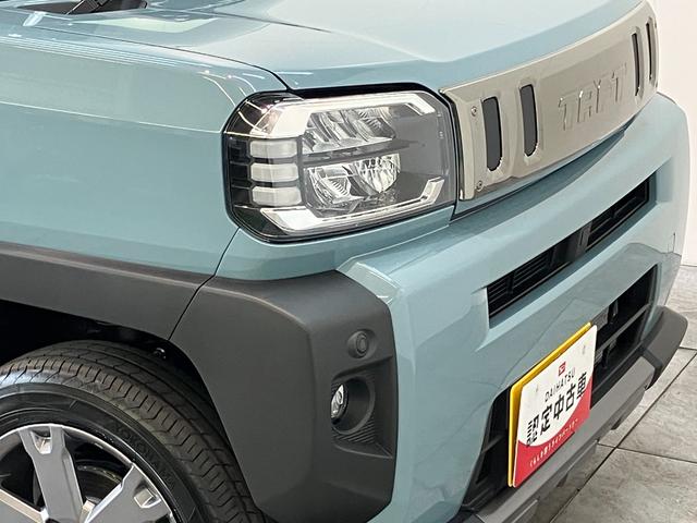 タフトＧダーククロムベンチャー　シートヒーター　届出済未使用車衝突被害軽減ブレーキ　コーナーセンサー　バックカメラ（ナビ装着時用）　前席シートヒーター　電動パーキング　スカイフィールトップ　ＬＥＤ　オートライト　レーダークルーズコントロール　スマートキー（滋賀県）の中古車
