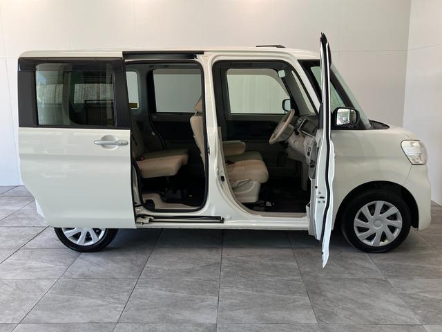 タントスローパーＸ　ＳＡ２　左側電動スライドドア　リヤーシート付車いす乗降車　衝突回避軽減ブレーキ　バックカメラ（ナビ装着時用）　ＣＤステレオ　左側電動スライドドア　電動格納式ミラー　マニュアルレベリング　オートエアコン　オートライト　スマートキー　エコアイドル（滋賀県）の中古車